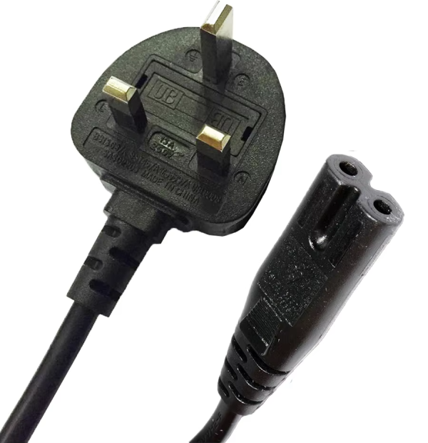 Power Cord 0.5m 1m 1.5m 1.8m 6ft 3 Pin UK Plug Power Cable Power Supply Cable For PC Computer Monitor Epson HP Printer TV - 图片 2