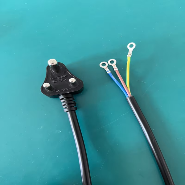 High Quality SABS Big & Small Plug 6A 16A 250V PVC Computer Rice Cooker Office And Home Appliance Power Cable