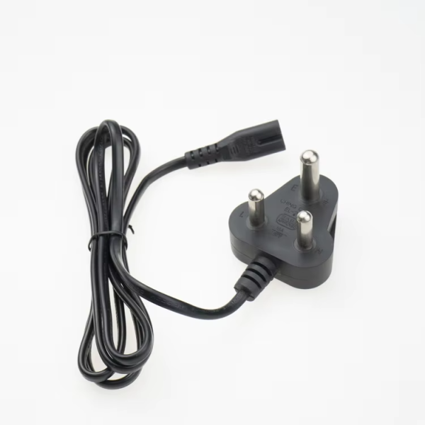 High Quality 3-Pin South African Plug Power Cord with PVC Jacket for House Appliance