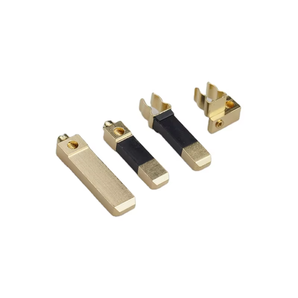 British Standard 105 Brass Full Copper Use On UK Type Power Supply Plug Four Piece Set Pins