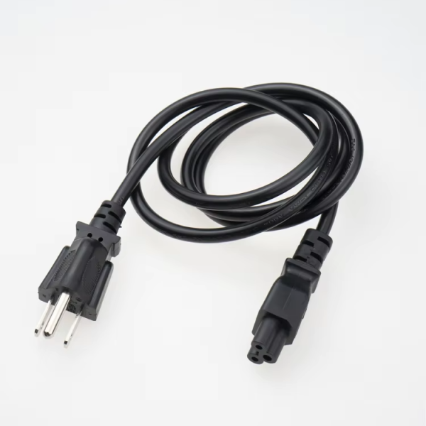 Good Quality 3 Pin PC Cable US Power Cord PVC Power Cords For Computer USA 3Pin 13A AC Cords - 图片 2