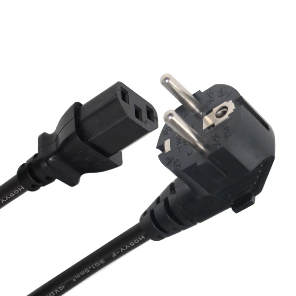 Custom PVC Jacket Europe Plug IEC 60320 C13 to C14 Monitor Power Cord 3 Pin AC Power Cord Cable - 图片 3