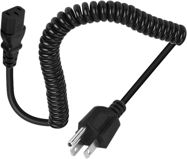 EU Standard C13 Spring Loaded Power Cord Retractable Power Cable for Small Appliance - 图片 2