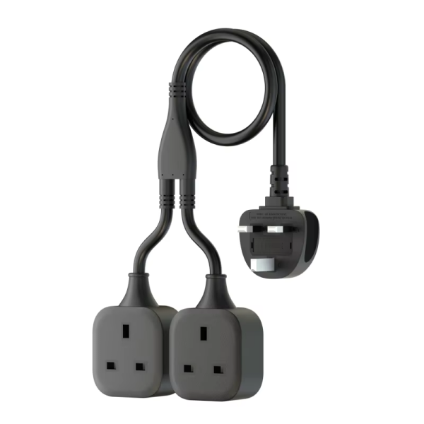 Non Rewireable UK Extension Socket With Gourd Shape And Square Shape End UK Extension Cord - 图片 3