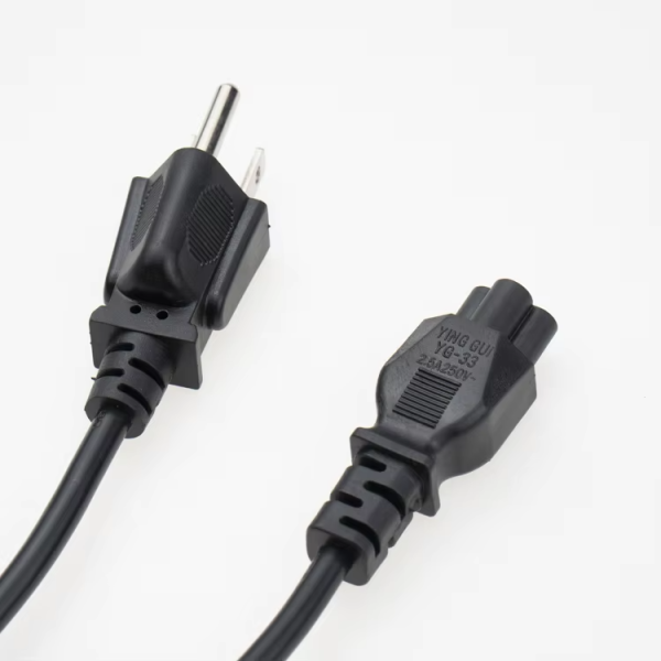 Universal 3 Prong US AC Power Cord Connector US Standard Extension Power Cord Socket - 图片 4