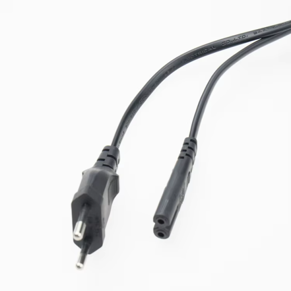 Factory Price European Standard Power Cord 2 Pin Prong CEE Eu Plug VDE Certificate Power Cord - 图片 4