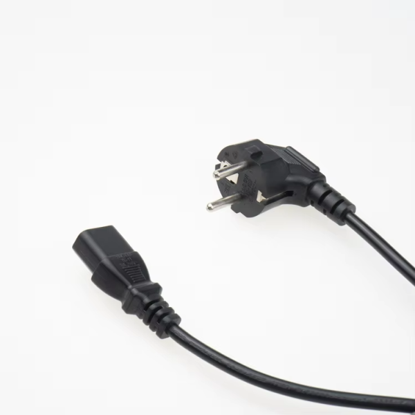 Custom PVC Jacket Europe Plug IEC 60320 C13 to C14 Monitor Power Cord 3 Pin AC Power Cord Cable - 图片 5